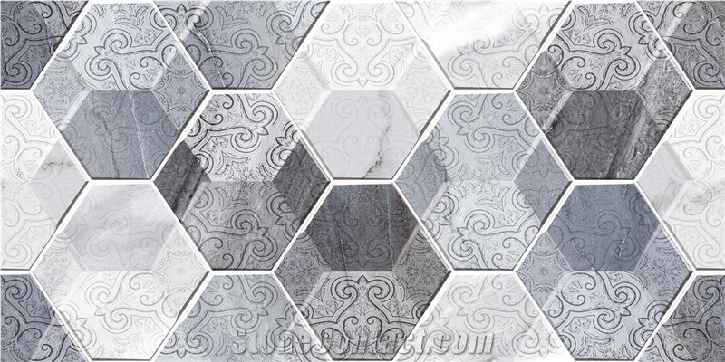 Polished Glazed Porcelain Tiles 300 X 600 mm