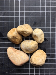 Lemon Yellow Pebble Stone