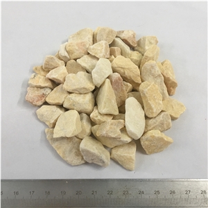 Lemon Yellow Pebble Stone