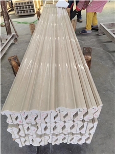Aran White Beige Marble Door Frame Design
