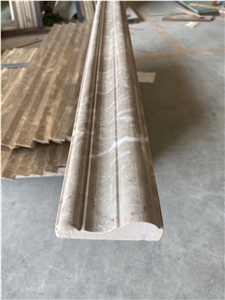 Aran White Beige Marble Door Frame Design