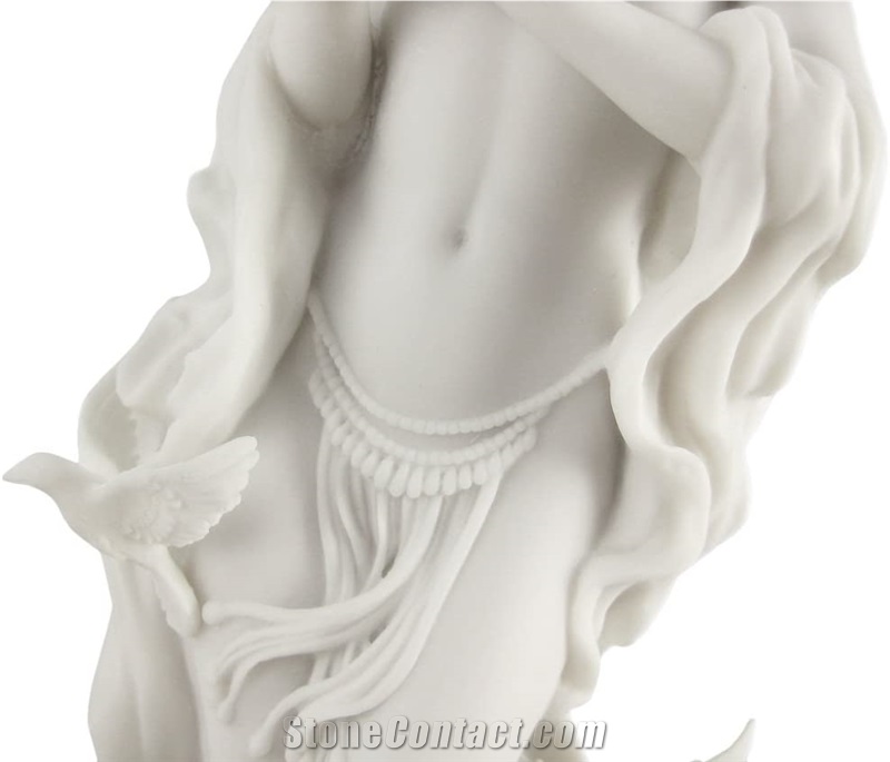 White Marble Birth Of Venus Sculpture Statue