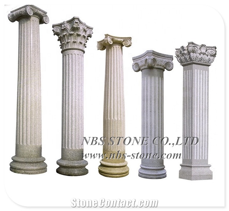 Decorative Granite Marble Rome Pillars and Columns