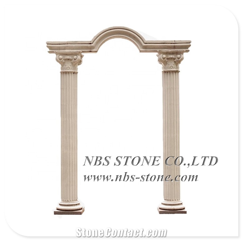 Decorative Granite Marble Rome Pillars and Columns