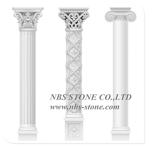 Decorative Granite Marble Rome Pillars and Columns