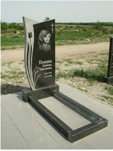 Russia Style Granite Tombstone Headstone Monument