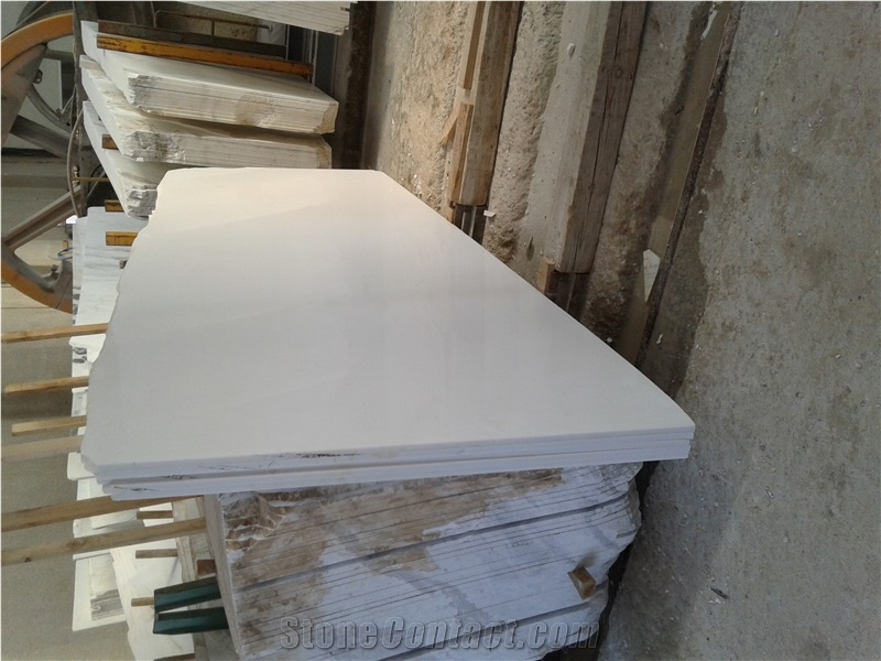 Thassos Snow White Marble Polished Slabs & Tiles