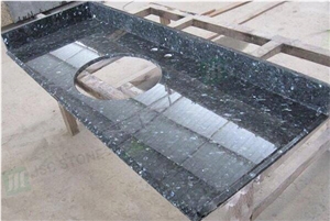 Emerald Pearl Granite Countertop Prefab Kitchen Top