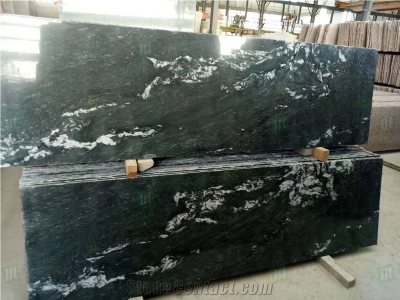 New Stone Factory Price Ice Ink Black Granite