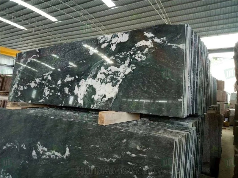 New Stone Factory Price Ice Ink Black Granite
