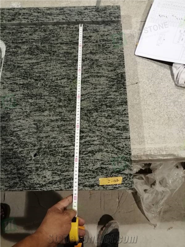 Olive Green Granite Kitchen Countertop