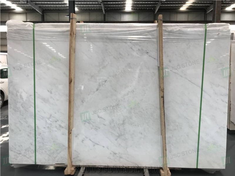 Oriental Statuario White Marble Slab