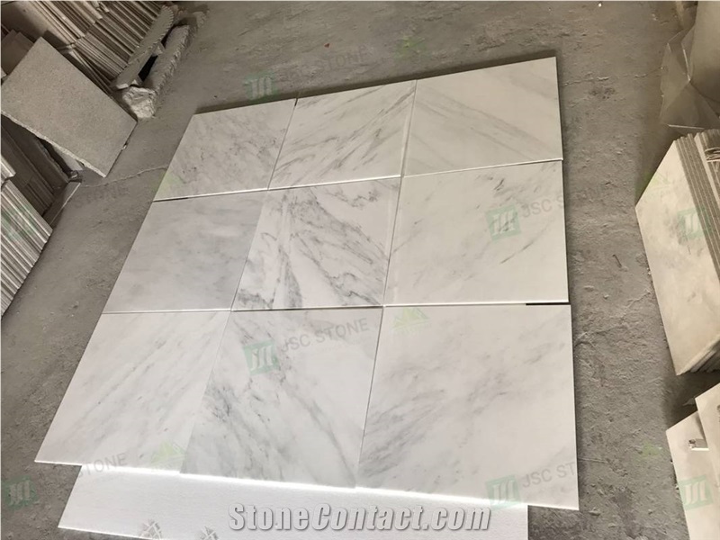 Oriental Statuario White Marble Slab