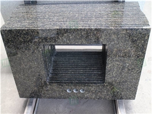 Verde Ubatuba Granite Prefab Countertops