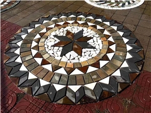Stone Mosaic Mesh Medallions