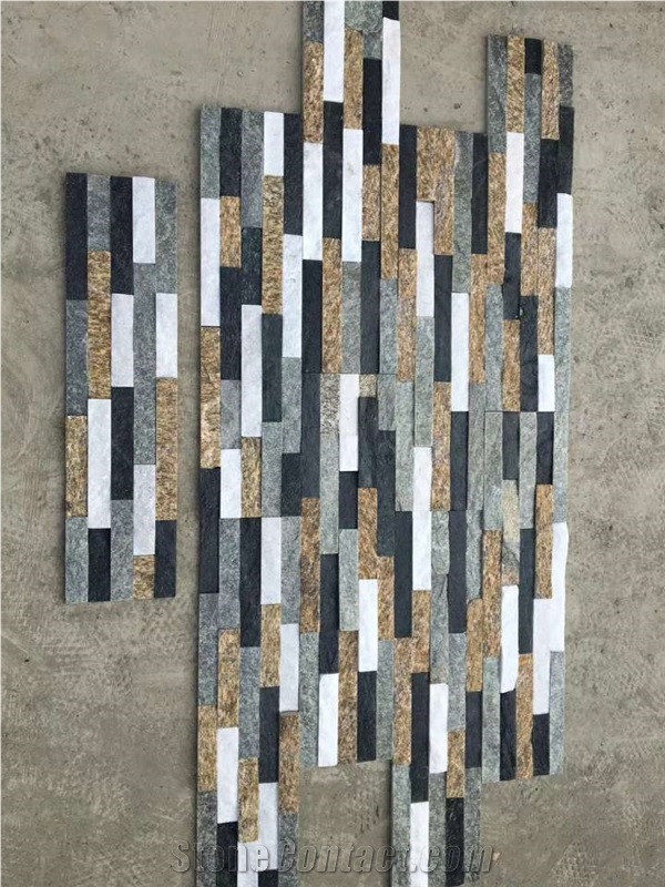 Cultured Stone Wall Panels Quartz and Slate Veneer
