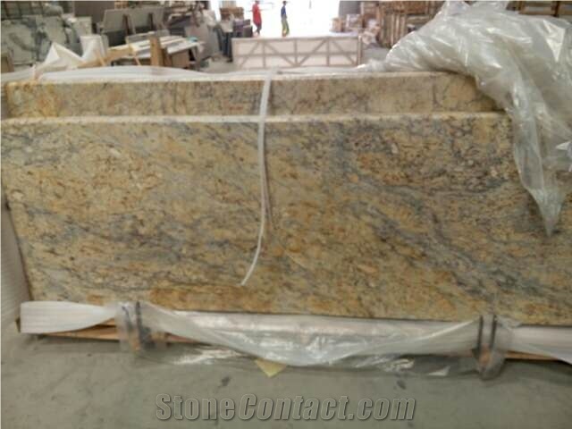 Diamond Like Flowers Granite Slabs and Tiles