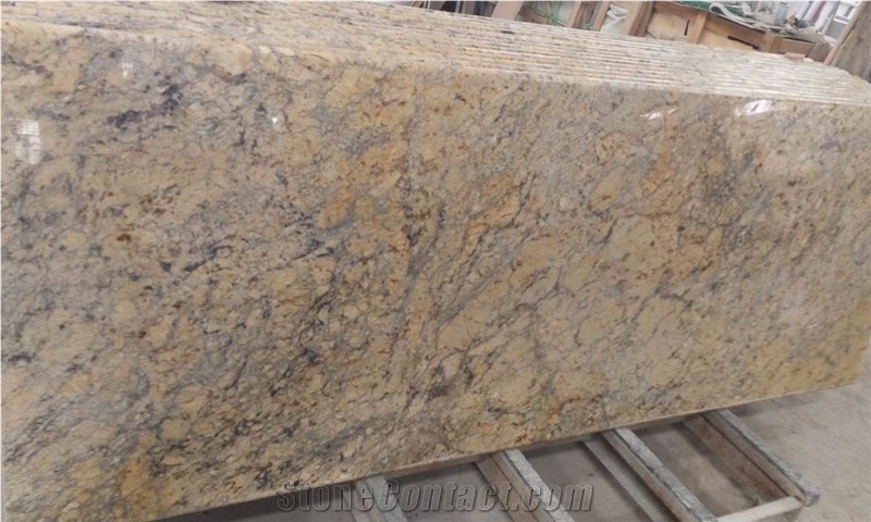 Diamond Like Flowers Granite Slabs and Tiles