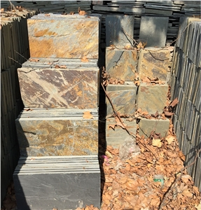 Rusty Slate Wall Cladding Floor Paving Tiles