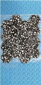 White/Black/Beige/Retro Quartz Stone Mosaic