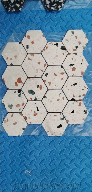 White/Black/Beige/Retro Quartz Stone Mosaic