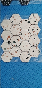 White/Black/Beige/Retro Quartz Stone Mosaic