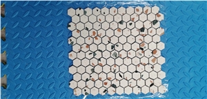 White/Black/Beige/Retro Quartz Stone Mosaic