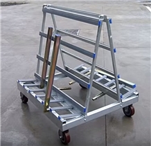 Big Slab Stone A Frame Display Stand Rack
