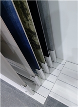 Big Slab Tile Simple Sliding Display Stand