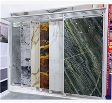 Big Slab Tile Sliding Display Stand Rack
