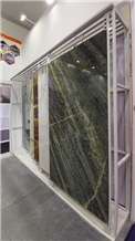 Big Slab Tile Sliding Display Stand Rack