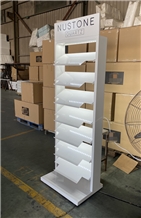 Grante And Marble Display Rack For Luxury Showroom