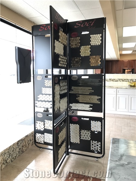 Mosaic Tile Display Panels,Spin Display Stand