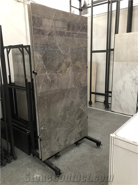 Slab Display Rack, Metal Floor Stand