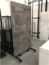 Slab Display Rack, Metal Floor Stand