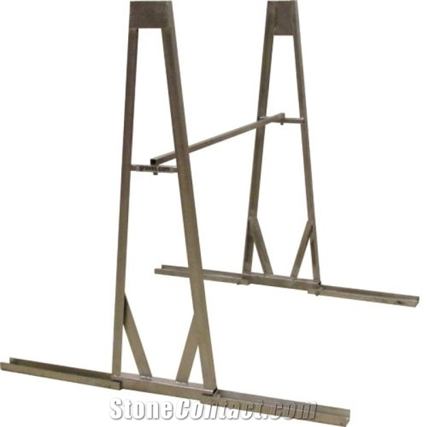 Slab Stone A Frame Display Stand Rack