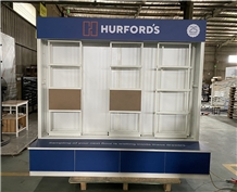Sliding Drawer Display Rack Combination For Timber