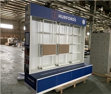 Sliding Drawer Display Rack Combination For Timber