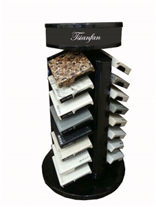 Small Cheap Stone Spin Display Stand Rack