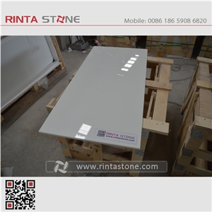 Nano White Glass Slabs Crystallized