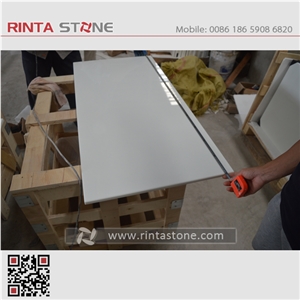 Nano White Glass Slabs Crystallized