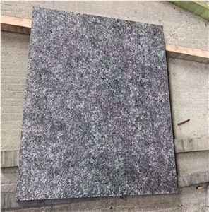 Angola Black Granite Polished Flamed Floor Tiles
