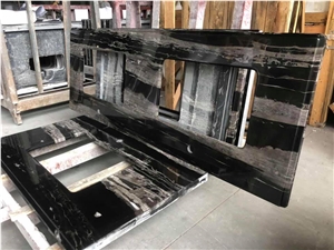 Portoro Silver Dragon Marble Countertop Vanity Top