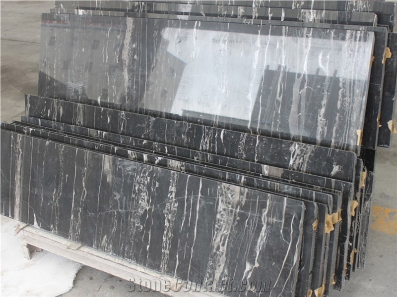 Portoro Silver Dragon Marble Countertop Vanity Top