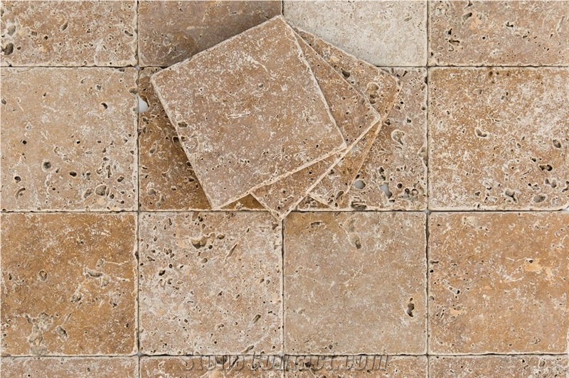 Light Travertine Blocks, Turkey Beige Travertine