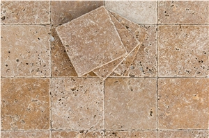 Light Travertine Blocks, Turkey Beige Travertine