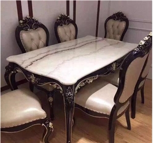 Afghanistan White Onyx Honed Coffee Table Tops