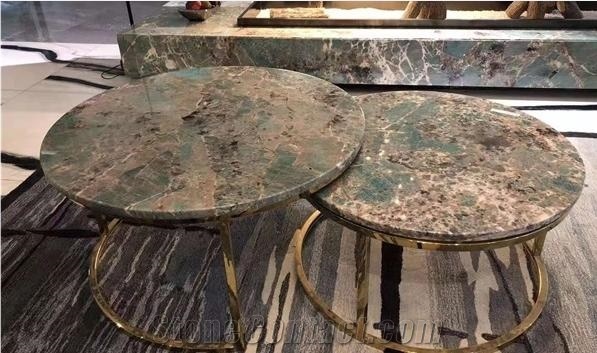 Brazil Amazon Green Quartzite Table Top