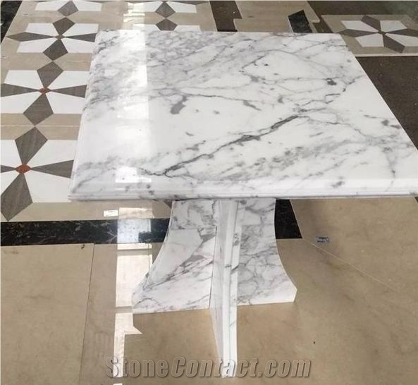 Brazil Super White Quartzite Polished Table Top