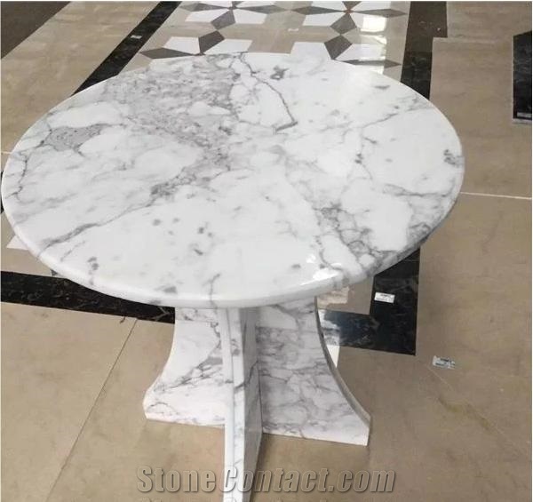 Brazil Super White Quartzite Polished Table Top